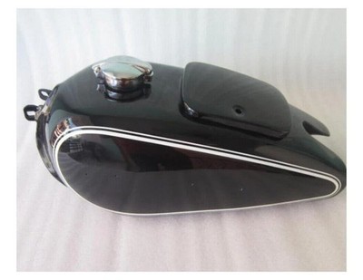 BMW R71 SCHWARZ LACKIERTER BENZINTANK VINTAGE GERMAN MOTORRAD & DECKEL