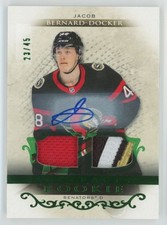 2021-22 UD  Artifacts Emerald Rookie Patch Jacob Bernard-Docker RC Auto 23/45