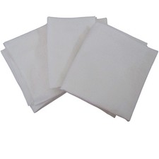 White Textured Leopard Print Embossed Cotton Fabric 3 Fat Quarter Lot