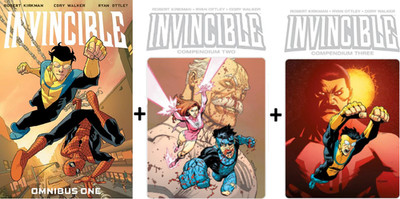 Invincible Omnibus HC 1 + Compendium HC 2 + 3 -  NEW & SEALED! (Full Story)
