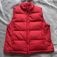 Vintage GAP Y2K Puffer Vest Jacket 65 Down Full Zip Women's XL Red