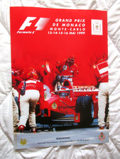 57 EME GRAND PRIX MONACO 1999 AFFICHE ORIGINALE F1 FORMULE 1 FORMULA ONE