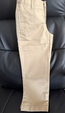NWOT Lands End Boys Khaki Uniform Pants Size 4-5