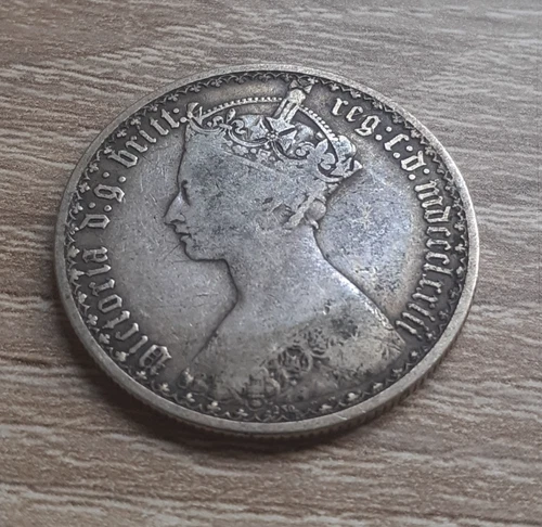 Photo of a 1873 Victoria Florin from an eBay listing that sold on Jun 28, 2026