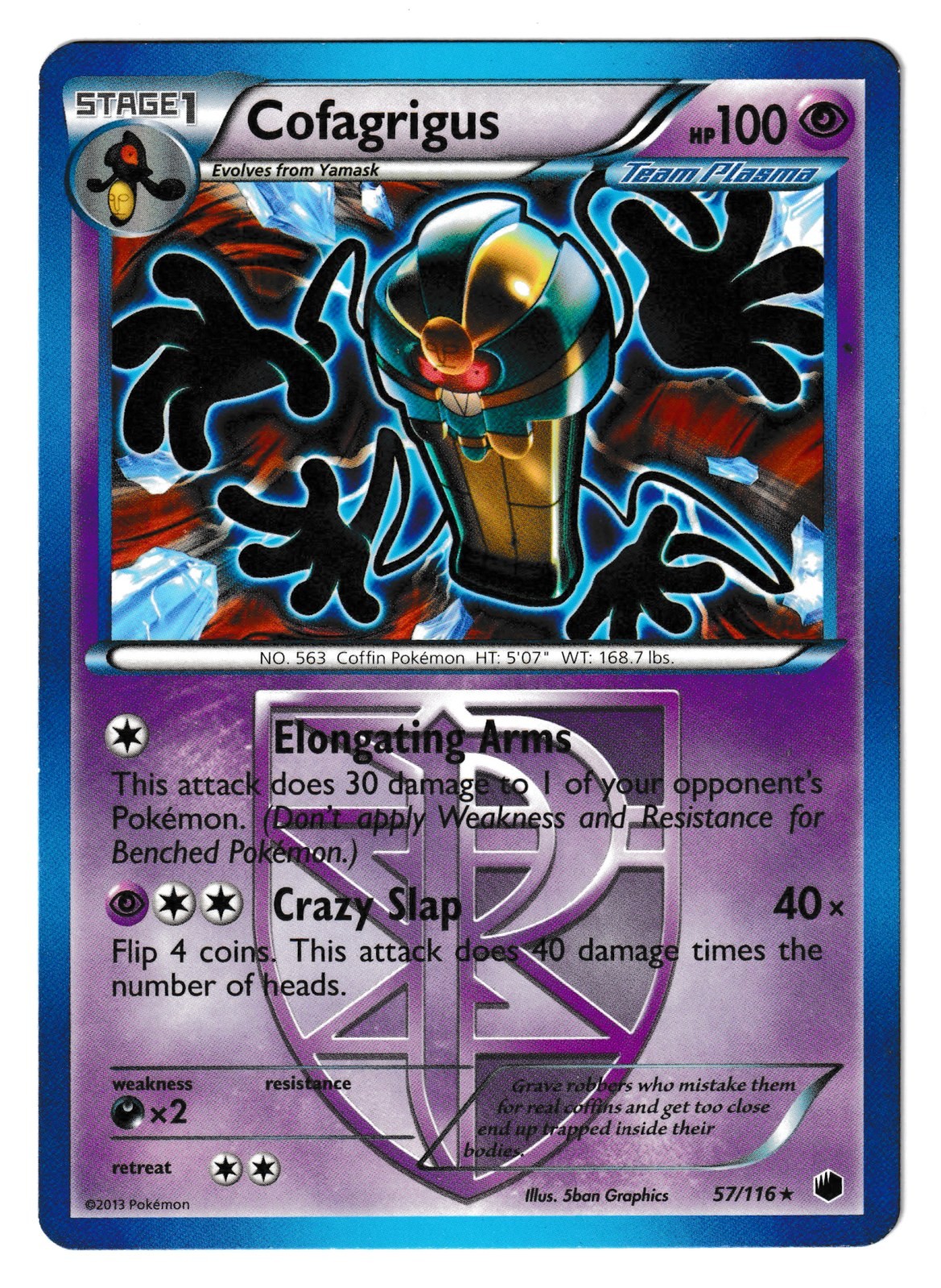 Cofagrigus - 57/116 - Team Plasma