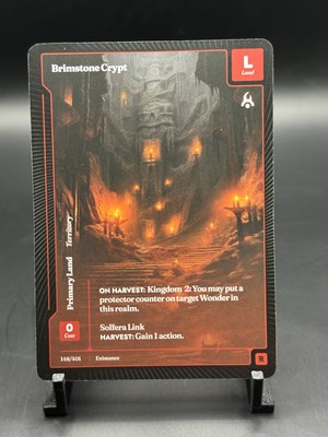 Wonders of the First - Existence - Brimstone Crypt - Rare - 148/401    
