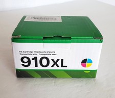 New 910XL Cyan, Magenta, Yellow, 910XL Black Ink Cartridges 4-Pack HP Compatible
