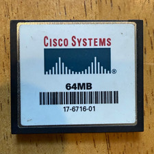 Cisco 64MB CompactFlash CF Memory Card 17-6716-01 Router Flash Untested