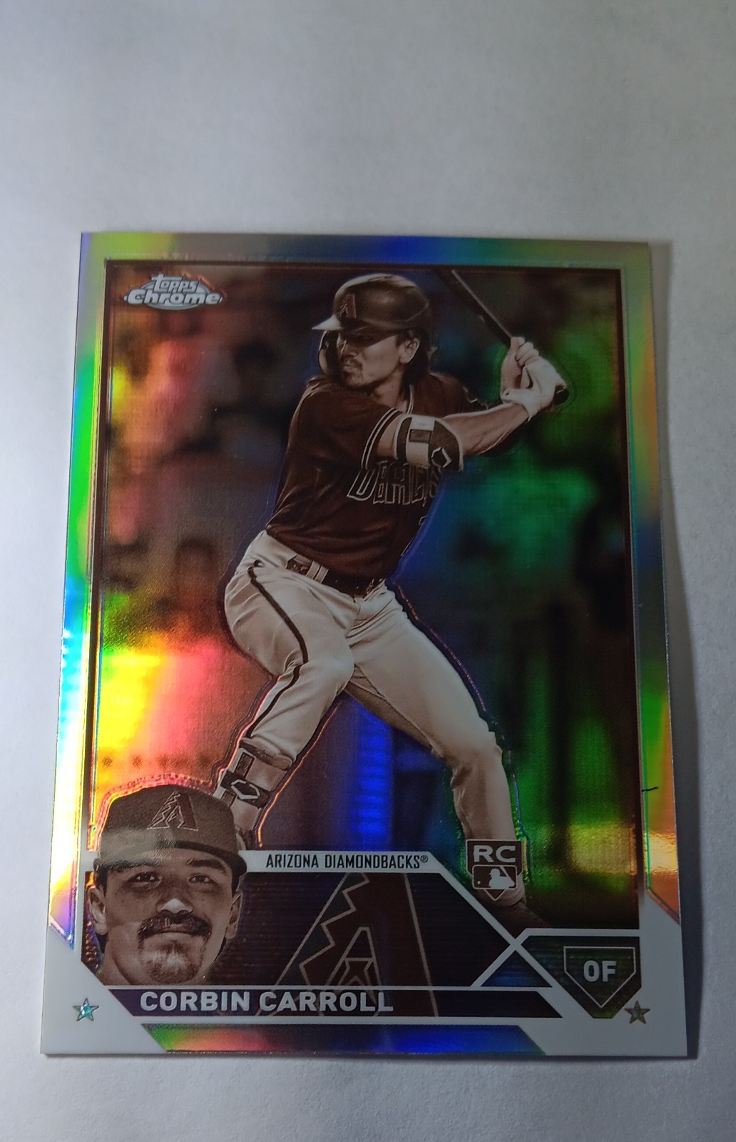 2023 Topps Chrome - Corbin Carroll #95 Sepia Refractor (RC)