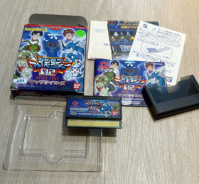 WonderSwan Clear Blue Backlit Digimon Special Edition with Games&Guidebooks ws