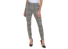 Women's Plaid Stretch Pull-On Pants