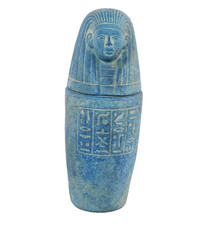 PHARAONISCHE ANTIKE &Auml;GYPTISCHE ISIS Canopic Jar Queen Tomb Statue (A0+)
