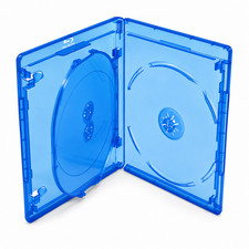 New Viva Elite 3 Disc 12.5mm Blu-ray Replacement Movie Case With Clear Sleeve