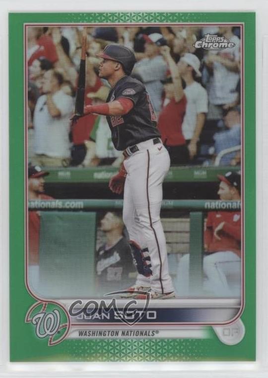 2022 Topps Chrome Green Refractor /99 Juan Soto #129 k4s