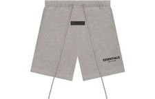    AUTHENTIC Fear of God Essentials Dark Oatmeal Sweatshorts   ON SALE   