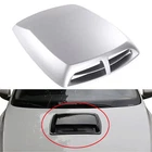 Universal Chrome Car Decorative Air Flow Intake Hood Scoop Vent Bonnet Cover