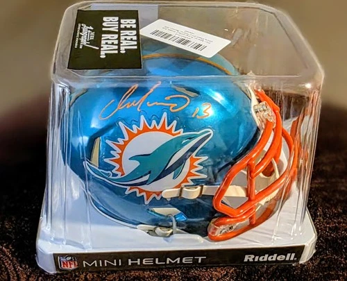 Dan Marino Autographed Miami Dolphins Flash Mini Helmet COA