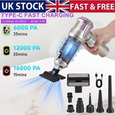 20000pa Powerful Car Vacuum Cleaner Wet/Dry Cordless Strong Suction Handheld UK