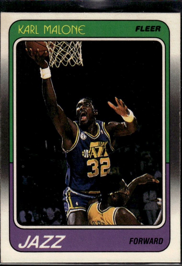 Karl Malone 1988-89 Fleer Utah Jazz #114