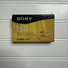 Sony Hi8 60 min Digital8 120 min Hi8 HMP Camcorder Cassette Tape New P6120HMPR