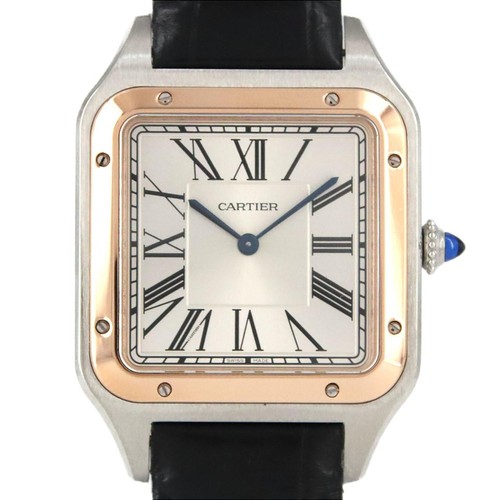 Authentic Cartier Santos Dumont XL Two-Tone W2SA0017 SSxPG Manual Winding #2...