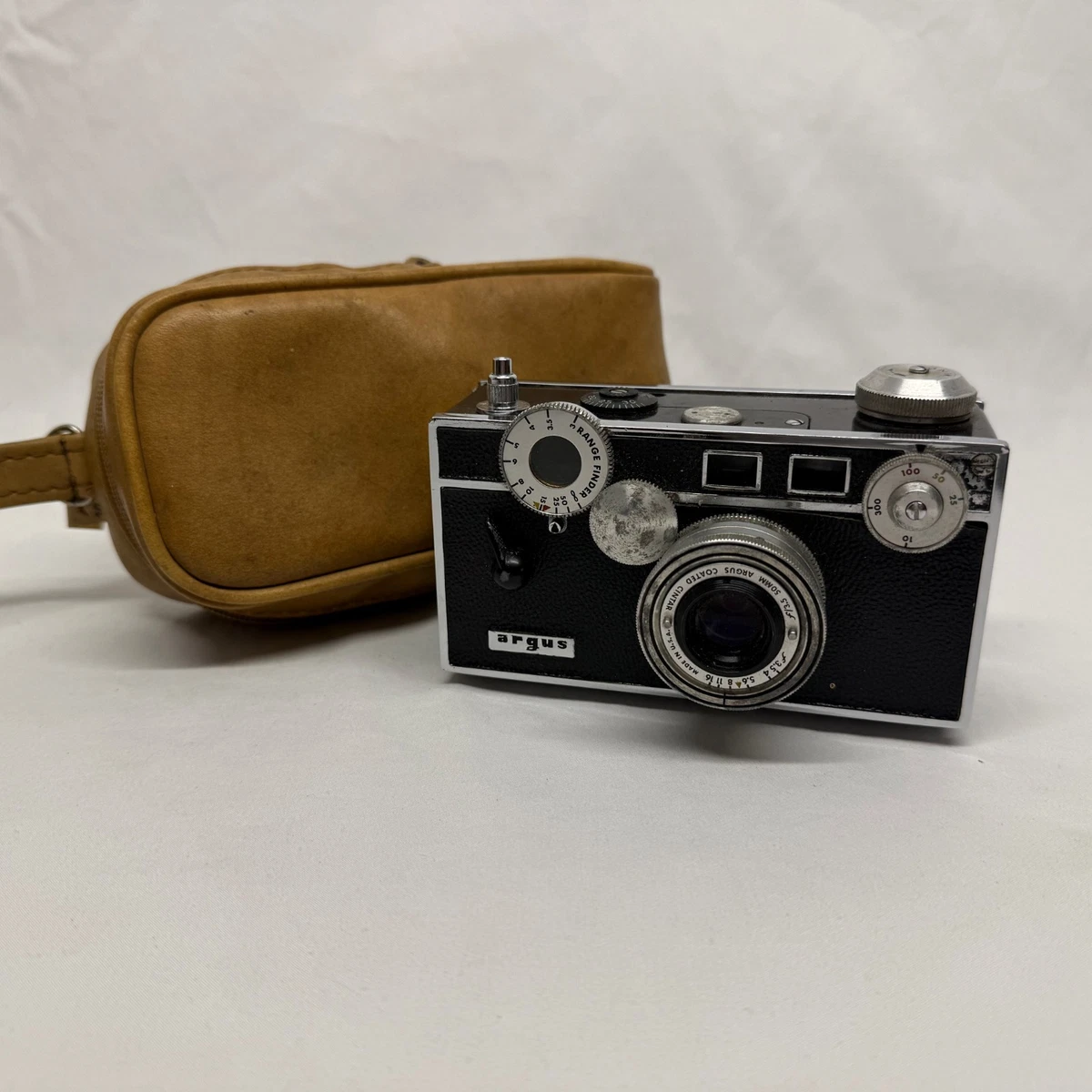 Argus C3 美品 露出計付き 革ケース付 35mm Vintage Argus Camera for sale - eBay