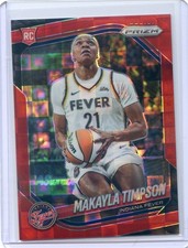 2025 Panini Prizm WNBA MAKAYLA TIMPSON RC #14 RED PANDORA PRIZM FEVER /199