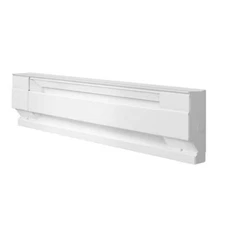 Cadet Baseboard Heater 24" 240/208V 350/262W 1.5A Convection Electric in White