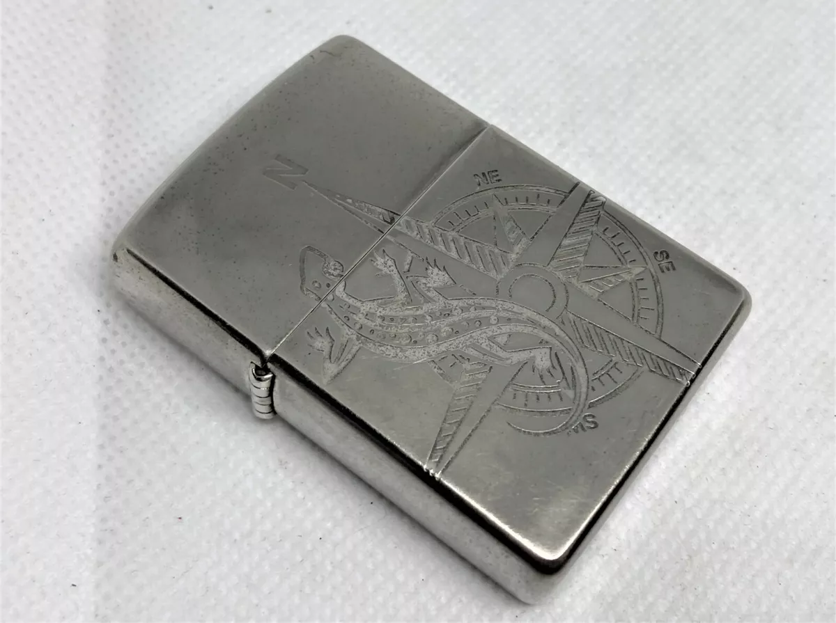 ZIPPO '95 MARLBORO SP LIZARD \u0026 COMPASS