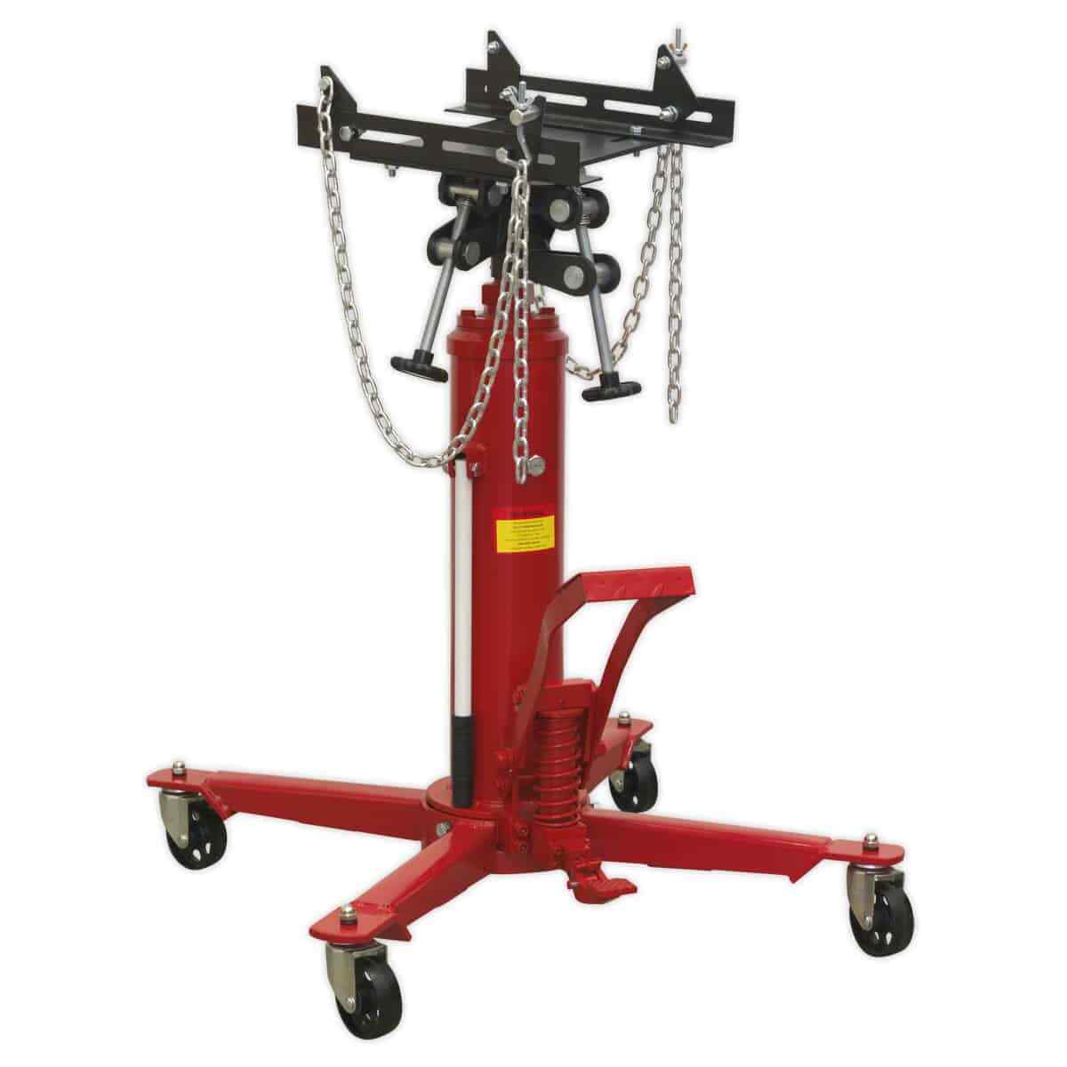 Sealey Transmission Jack 0.8tonne Vertical Telescopic Garage Workshop DIY
