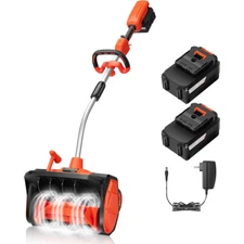 17'' Cordless Snow Shovel 40V Battery Powered Electric Snow Blower 4.0Ah Battery