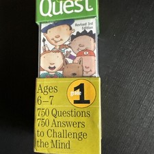 Brain Quest Card Game Grade 1 Ages 6-7 Questions To Challenge The Mind Sealed