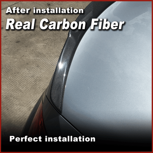 Carbon Heckspoiler Heckflügel Spoiler Lippe Passt Für Mercedes W205 C300 C43 - Bild 7 von 14