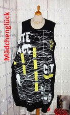 Abito di design RAGAZZA FELICITÀ nero bianco giallo fantasia gatto taglia 2 48 50 52 palloncino