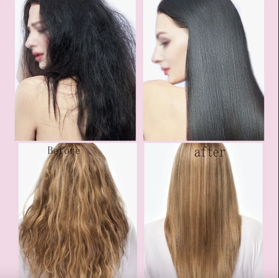 Crema alisadora suave para cabello Mokeru crema nutritiva para cabello liso PERM Foto 3 de 4