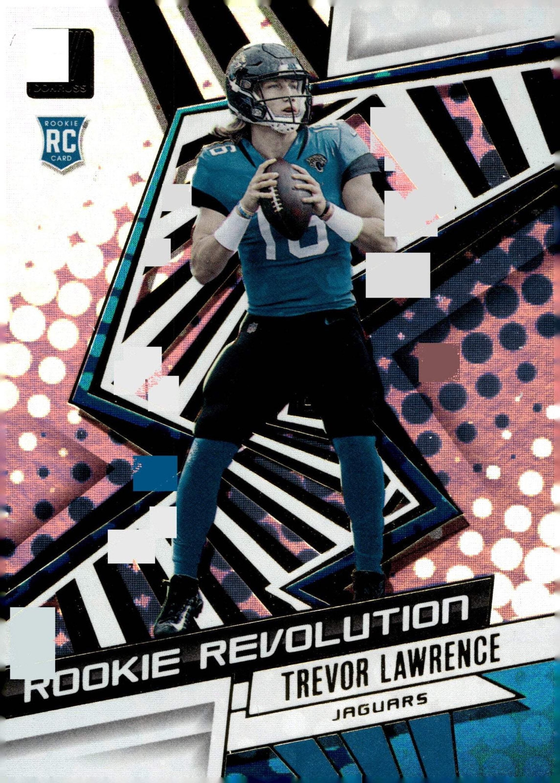 Trevor Lawrence 2021 Panini Donruss Rookie Revolution RC #REV-TRL #2