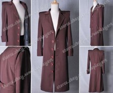 Metal Gear Solid Cosplay The Twin Snakes Liquid Snake Costume Trench Coat Jacket