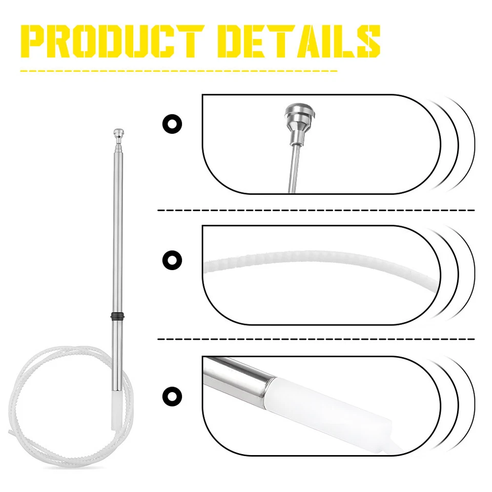 Conjunto de potencia de mástil de antena de repuesto para Toyota Land Cruiser 1998-2007 8633760151 Foto 3 de 4