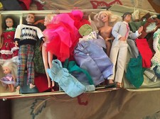 Vintage Red Barbie  Midge Doll Case barbie ken midge dolls accessories