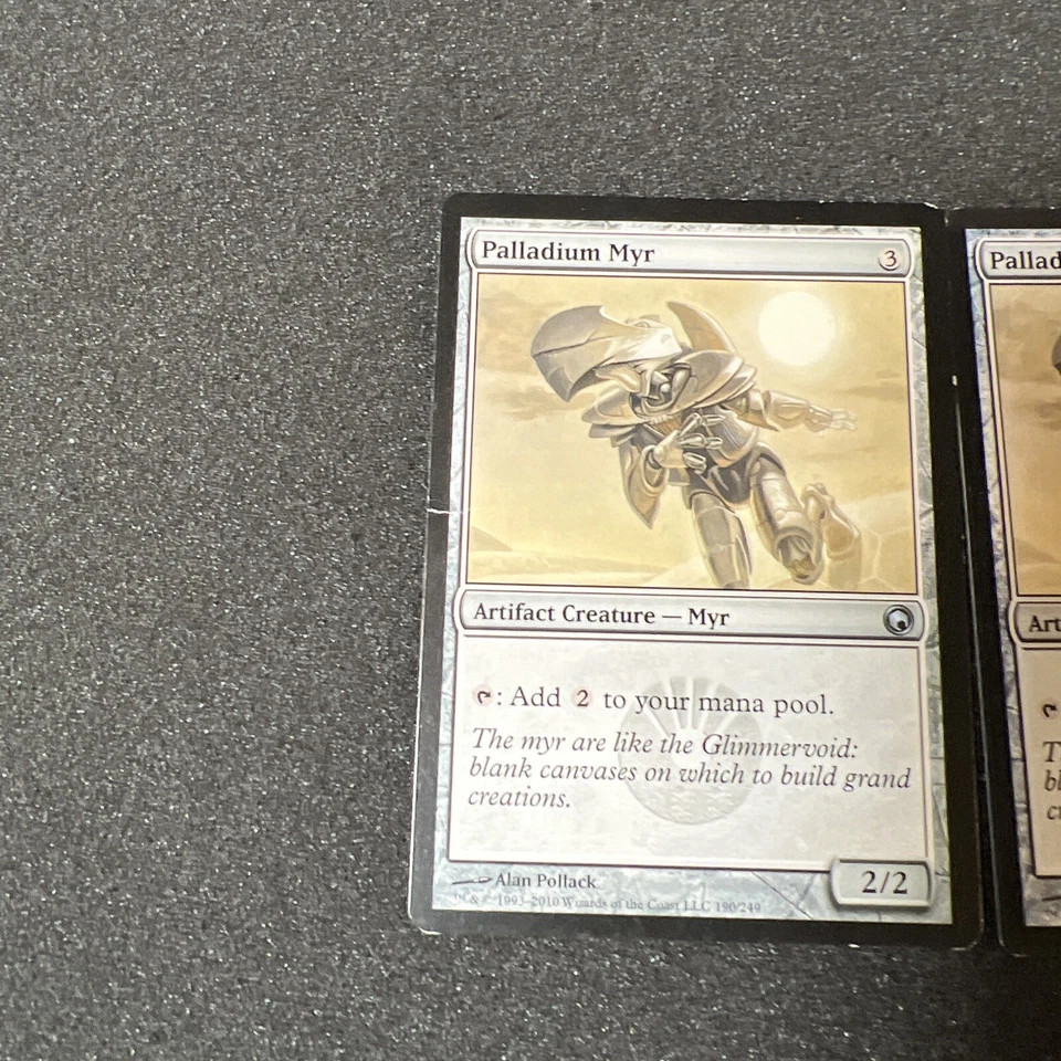 Palladium Myr Magic The Gathering Mtg Artifact Scars of Mirrodin Card 2 - Image 2 of 4