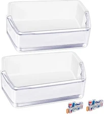 2 PACK New DA97-08406A Refrigerator Door Bin Shelf for Samsung RF4287HARS/XAA