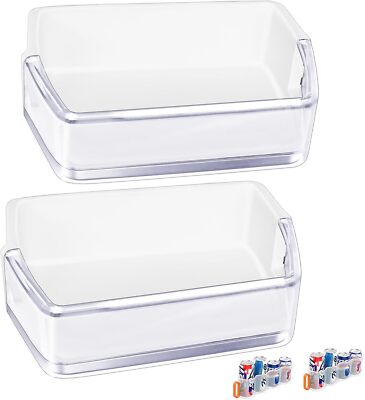 2 PACK New DA97-08406A Refrigerator Door Bin Shelf for Samsung RF4287HARS/XAA