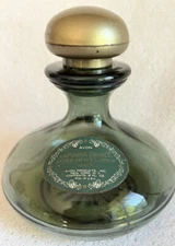 VTG 1964 Avon Captain's Choice 8 oz. Green BOTTLE Empty(Apothocary) 