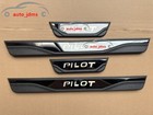 For Honda Pilot Accessories Door Sill Scuff Plate Cover Protector Guard Trims X4