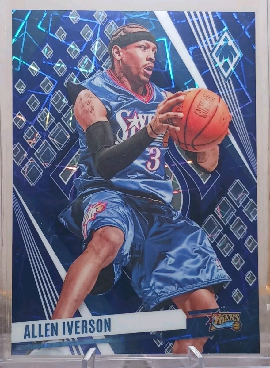 2023-24 Panini Phoenix Allen Iverson Blue Lazer /275 #8 2023-24 Panini Phoenix Allen Iverson Blue Lazer /275 #8