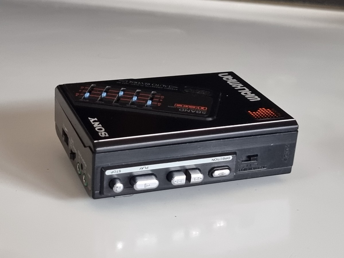 Sony Walkman WM-60 Player 5 Band Equalizer Fully Working+Sony MDR