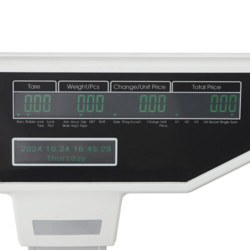 Scale Label Printing Scale Commercial Food Scale Receipt Printer 30kg/66.14 lbs - Picture 15 of 24