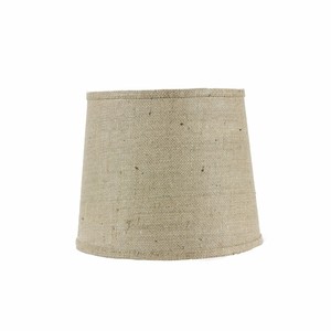 Somette Natural Burlap 16 inch Drum Lamp Shade with Washer ...