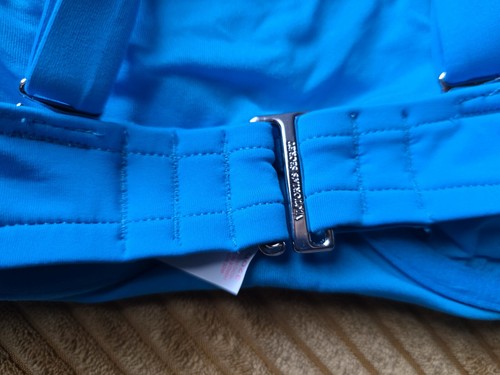 Victorias Secret 32DD Blue Ruched Underwired Push Up Bikini Top VS Swimwear New - Picture 3 of 7