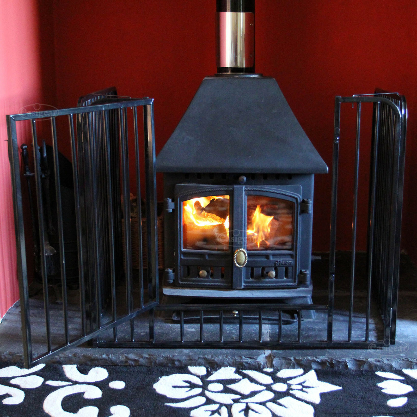 Nursery Fire Guard Safety Child Kid Fireplace Stove Wood Burner Pet Screen  Black 5060477747025 | eBay
